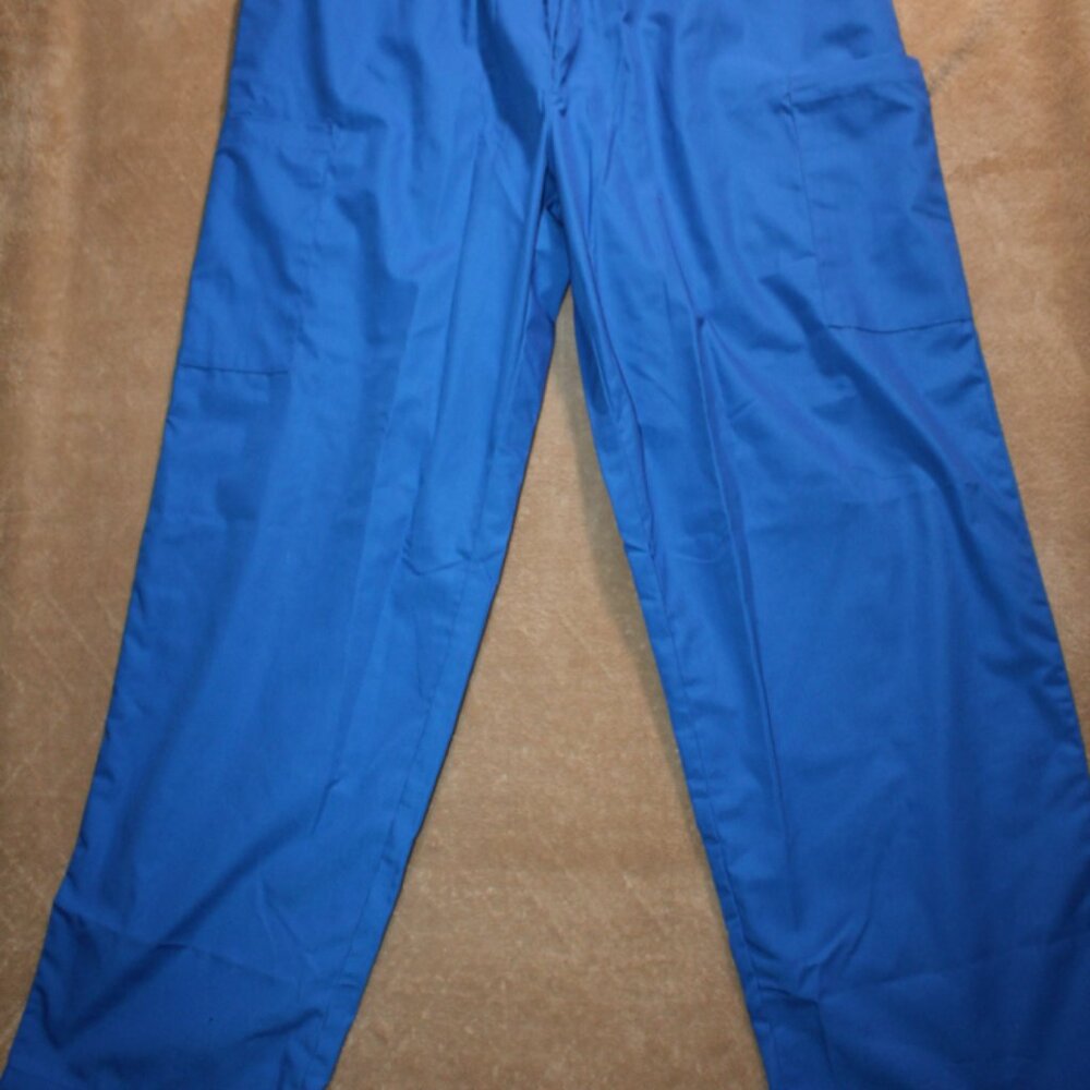NWT‎ Dickies Scrubs Pants EDS Size 2XL Royal Blue Stretch Pockets Hospital (AA2)